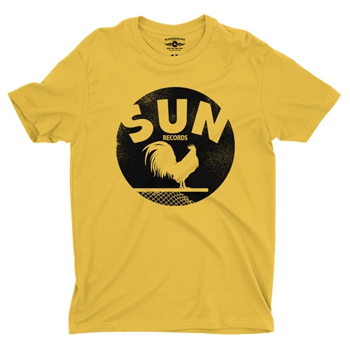 SUN RECORDS Superb T-Shirt, Rooster Coop Yellow