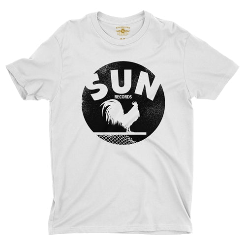 SUN RECORDS Superb T-Shirt, Rooster Coop White