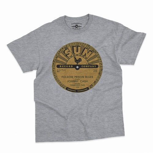 SUN RECORDS Superb T-Shirt, Johnny Cash Athletic