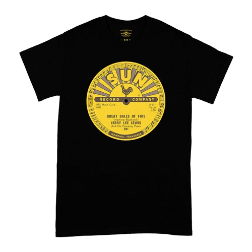 SUN RECORDS Superb T-Shirt, Great Balls of Fire