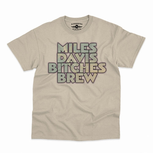 MILES DAVIS Superb T-Shirt, Bitches Brew Sand