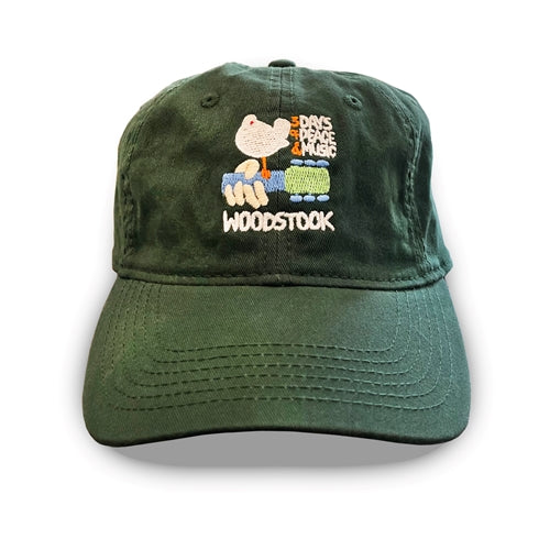 WOODSTOCK Unstructured Hat, Logo