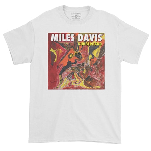 MILES DAVIS Superb T-Shirt, Rubberband White