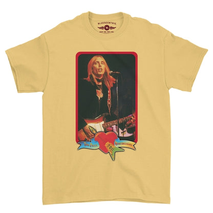 TOM PETTY &amp; THE HEARTBREAKERS Superb T-Shirt, Red Guitar