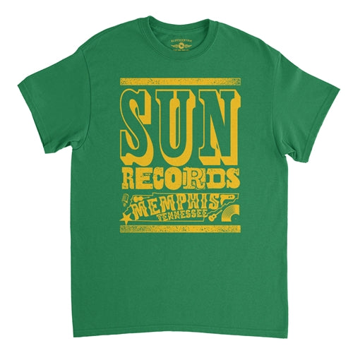 SUN RECORDS Superb T-Shirt, Tennessee Home Green