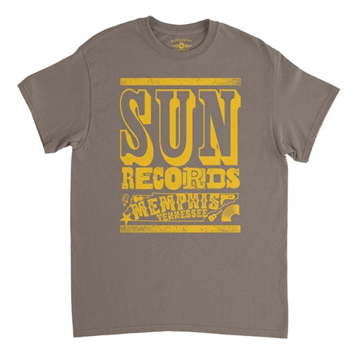 SUN RECORDS Superb T-Shirt, Tennessee Home Taupe