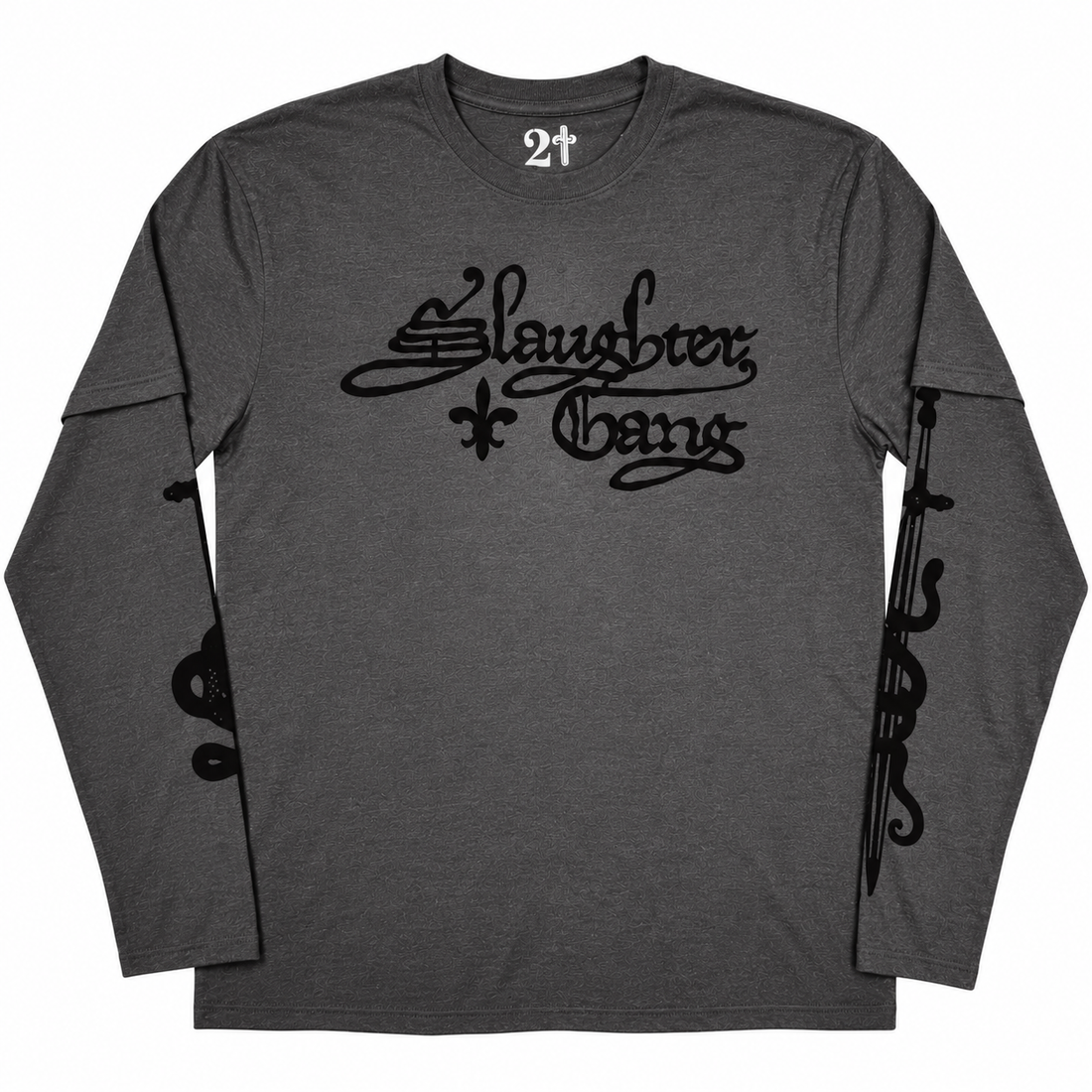 21 SAVAGE Long Sleeve T-Shirt, Slaughter Gang