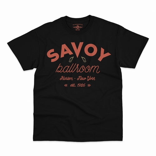 SAVOY BALLROOM HARLEM Superb T-Shirt, Arched