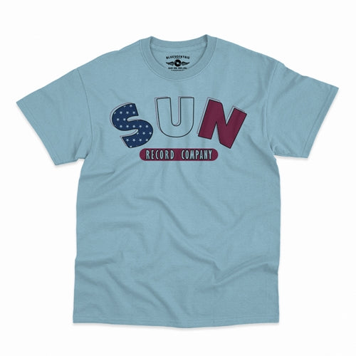 SUN RECORDS Superb T-Shirt, All American Blue