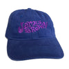 JAMES BROWN Unstructured Hat, Purple Logo