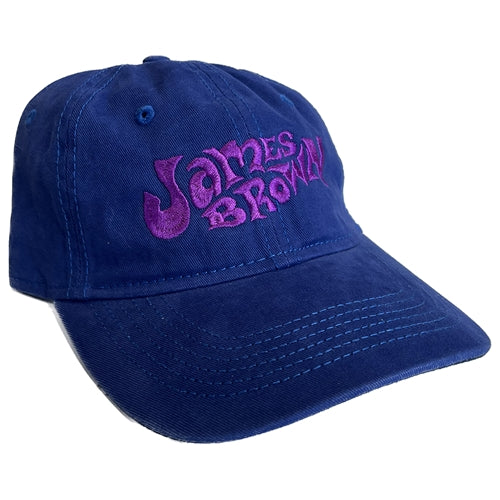 JAMES BROWN Unstructured Hat, Purple Logo