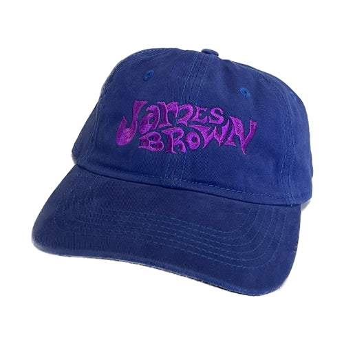 JAMES BROWN Unstructured Hat, Purple Logo