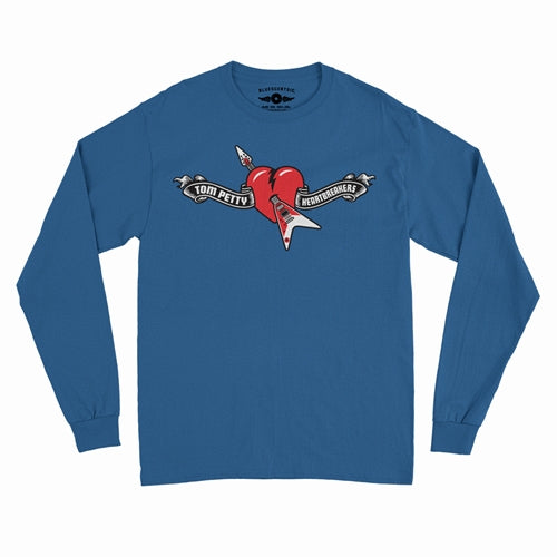 TOM PETTY &amp; THE HEARTBREAKERS Long Sleeve T-Shirt, Hard Lines