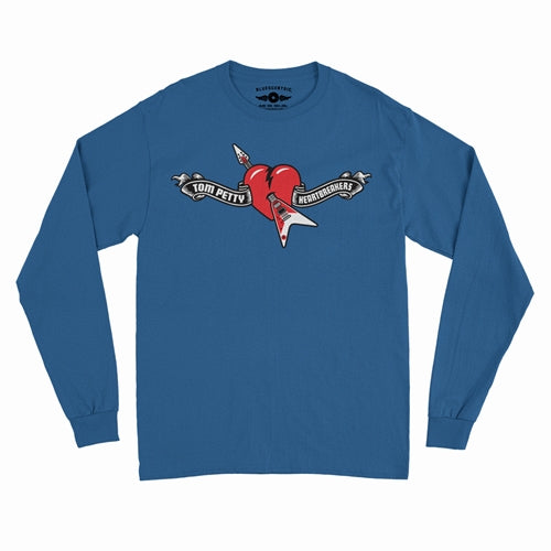 TOM PETTY & THE HEARTBREAKERS Long Sleeve T-Shirt, Hard Lines