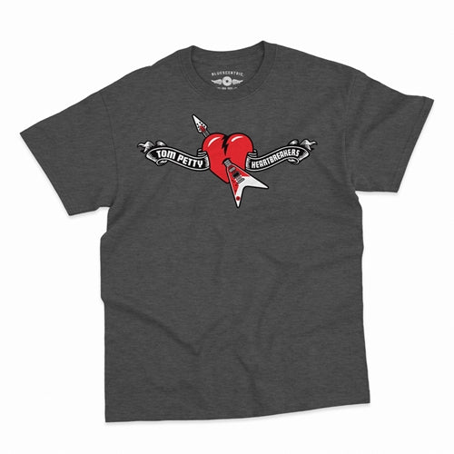 TOM PETTY &amp; THE HEARTBREAKERS Superb T-Shirt, Hard Lines Heather