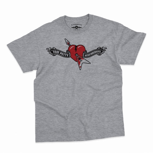 TOM PETTY &amp; THE HEARTBREAKERS Superb T-Shirt, Hard Lines Athletic