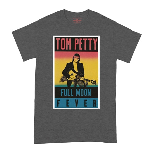 TOM PETTY &amp; THE HEARTBREAKERS Superb T-Shirt, Full Moon Fever Heather