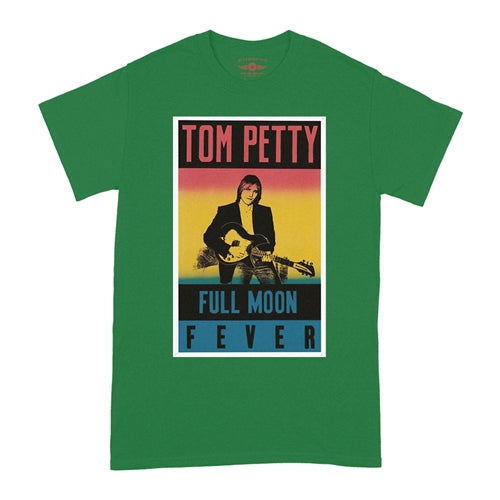 TOM PETTY &amp; THE HEARTBREAKERS Superb T-Shirt, Full Moon Fever Green