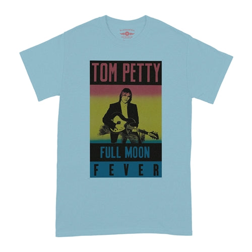 TOM PETTY &amp; THE HEARTBREAKERS Superb T-Shirt, Full Moon Fever Blue