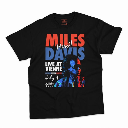 MILES DAVIS Superb T-Shirt, Vienne 1991 Black