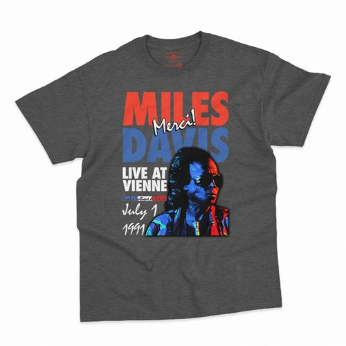 MILES DAVIS Superb T-Shirt, Vienne 1991 Heather