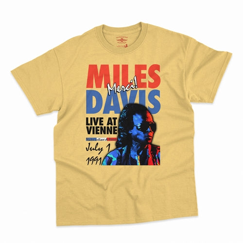 MILES DAVIS Superb T-Shirt, Vienne 1991 Yellow