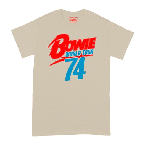 DAVID BOWIE Superb T-Shirt, World Tour 74