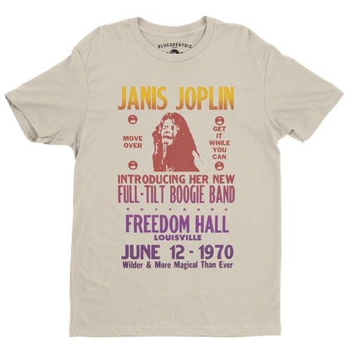 JANIS JOPLIN Superb T-Shirt, Louisville 1970