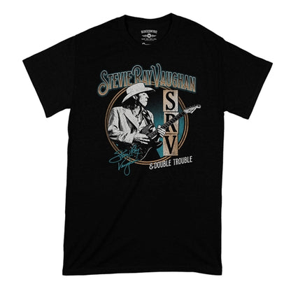 STEVIE RAY VAUGHAN Superb T-Shirt, In Circle