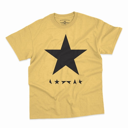 DAVID BOWIE Superb T-Shirt, Blackstar Yellow