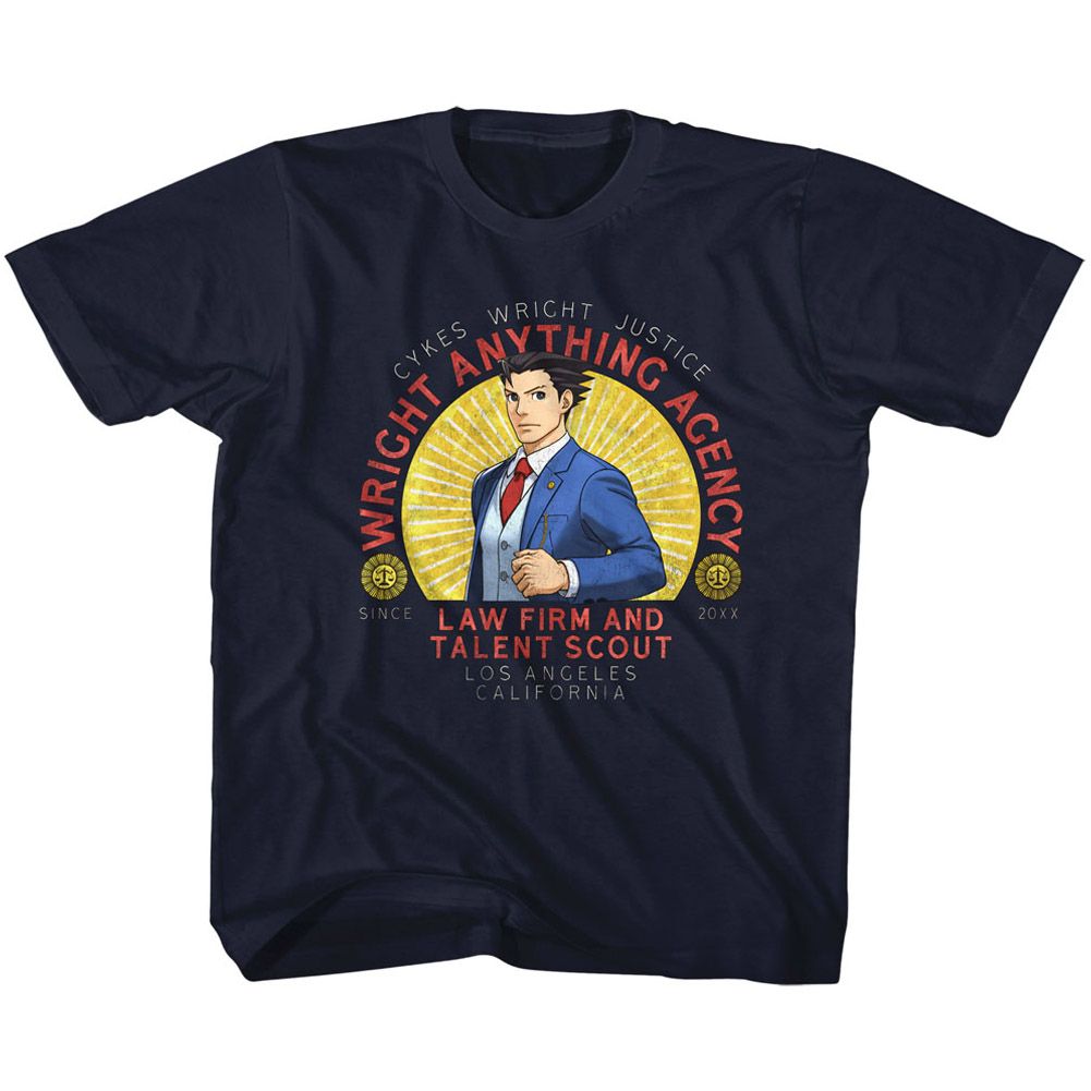 ACE ATTORNEY Eye-Catching T-Shirt, WRIGHT ANYTHING