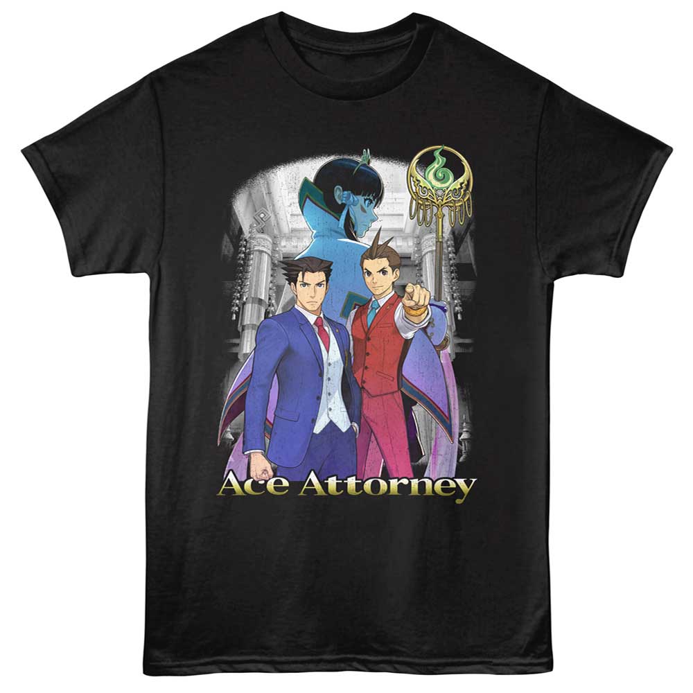 ACE ATTORNEY Eye-Catching T-Shirt, W &amp; E