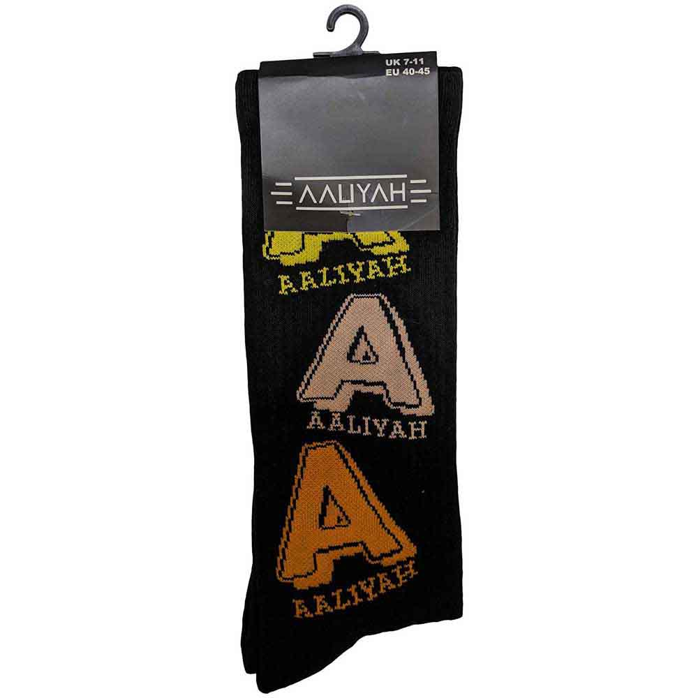 AALIYAH Unisex Ankle Socks, Tricolour Logo