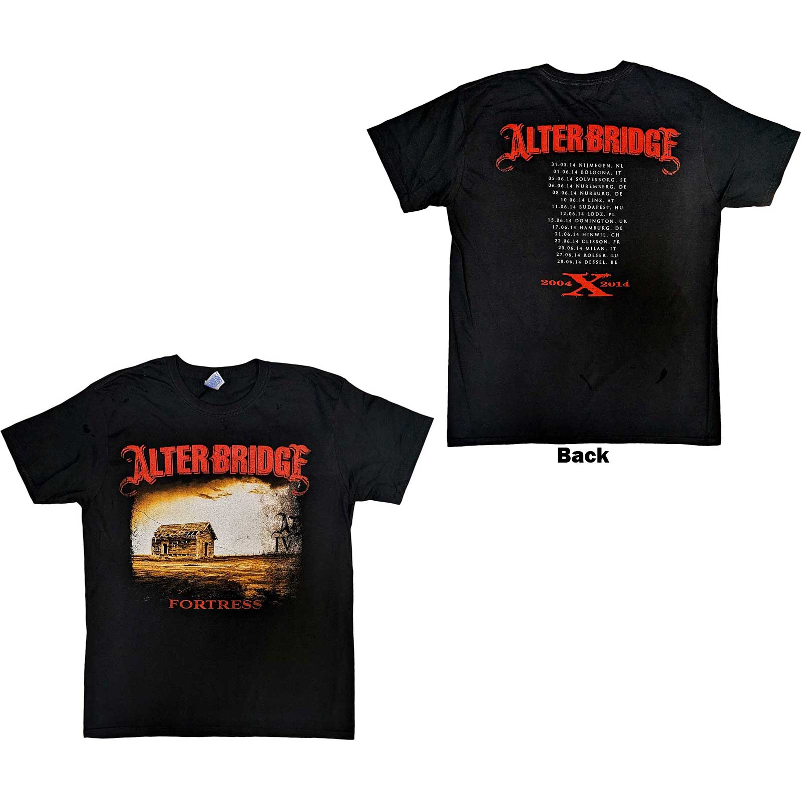 ALTER BRIDGE Attractive T-Shirt, Fortress 2014 Tour