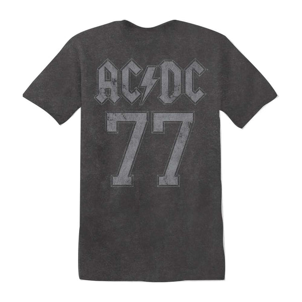 AC/DC Pigment Dyed T-Shirt, World Tour 77