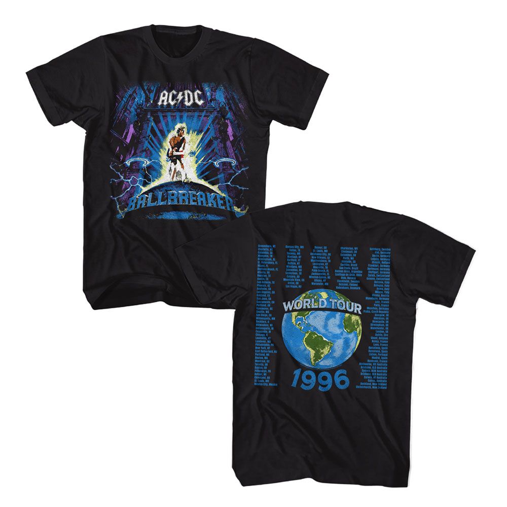 AC/DC Eye-Catching T-Shirt, BB World Tour 1996