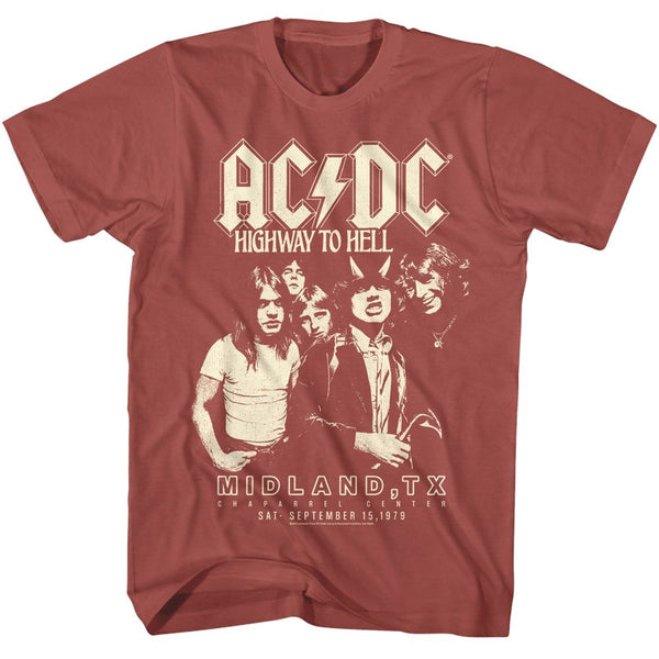 AC/DC Eye-Catching T-Shirt, Texas 1979