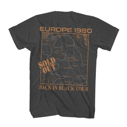 AC/DC Eye-Catching T-Shirt, Europe 1980 Tour