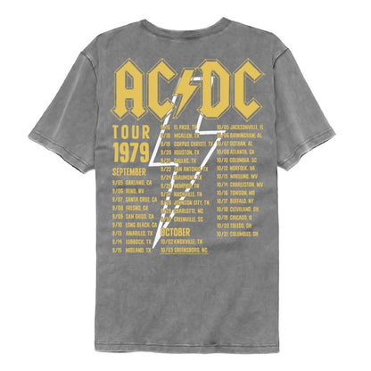 AC/DC Garment Dye T-Shirt, Highway to Hell Tour 1979