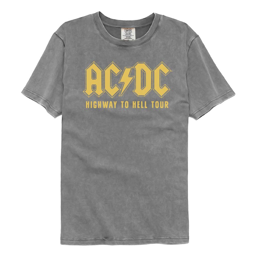 AC/DC Garment Dye T-Shirt, Highway to Hell Tour 1979