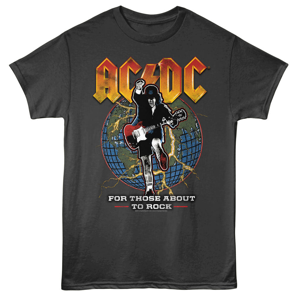 AC/DC Eye-Catching T-Shirt, GLOBE WINGS