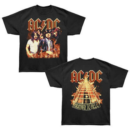 AC/DC Oversized T-Shirt, HIGHWAY TO HELL