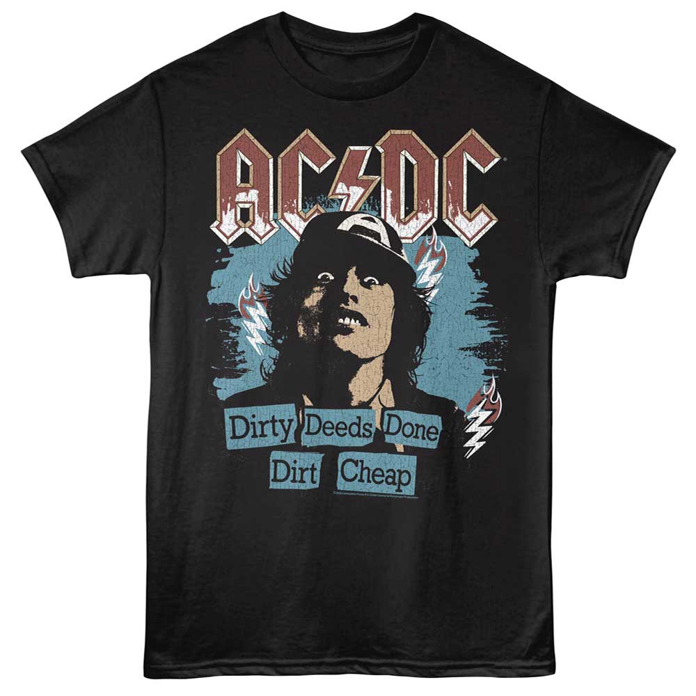 AC/DC Eye-Catching T-Shirt, DIRTY DEEDS GRAPHIC