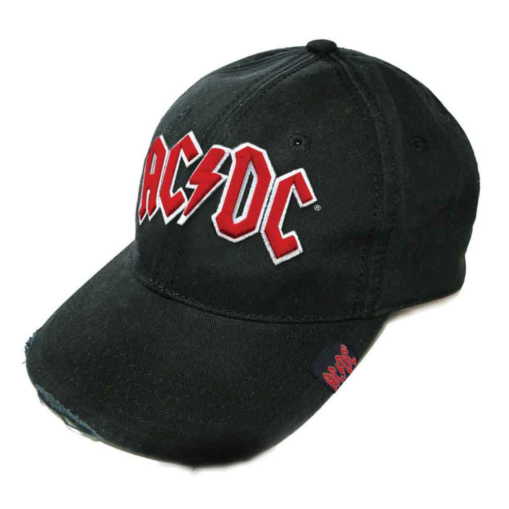 AC/DC Baseball Cap, Red Logo