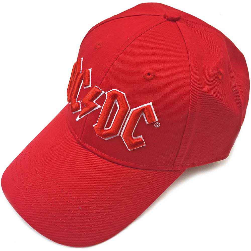 AC/DC Baseball Cap, Red Logo