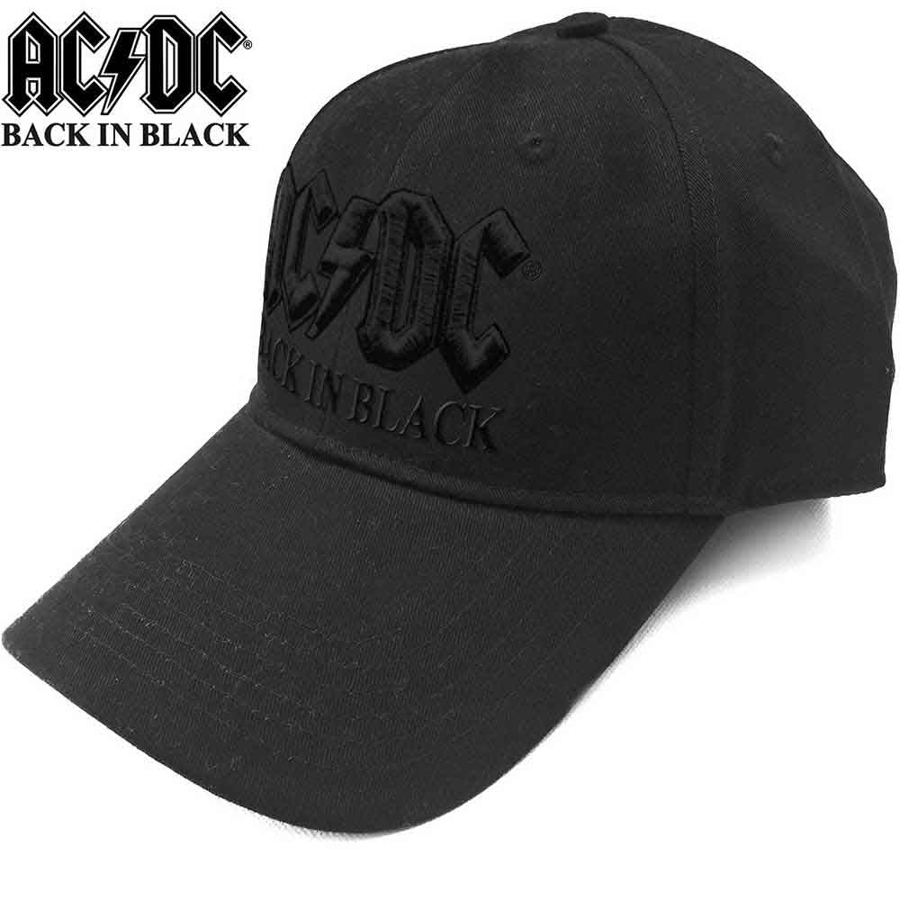 AC/DC Baseball Cap, Back in Black