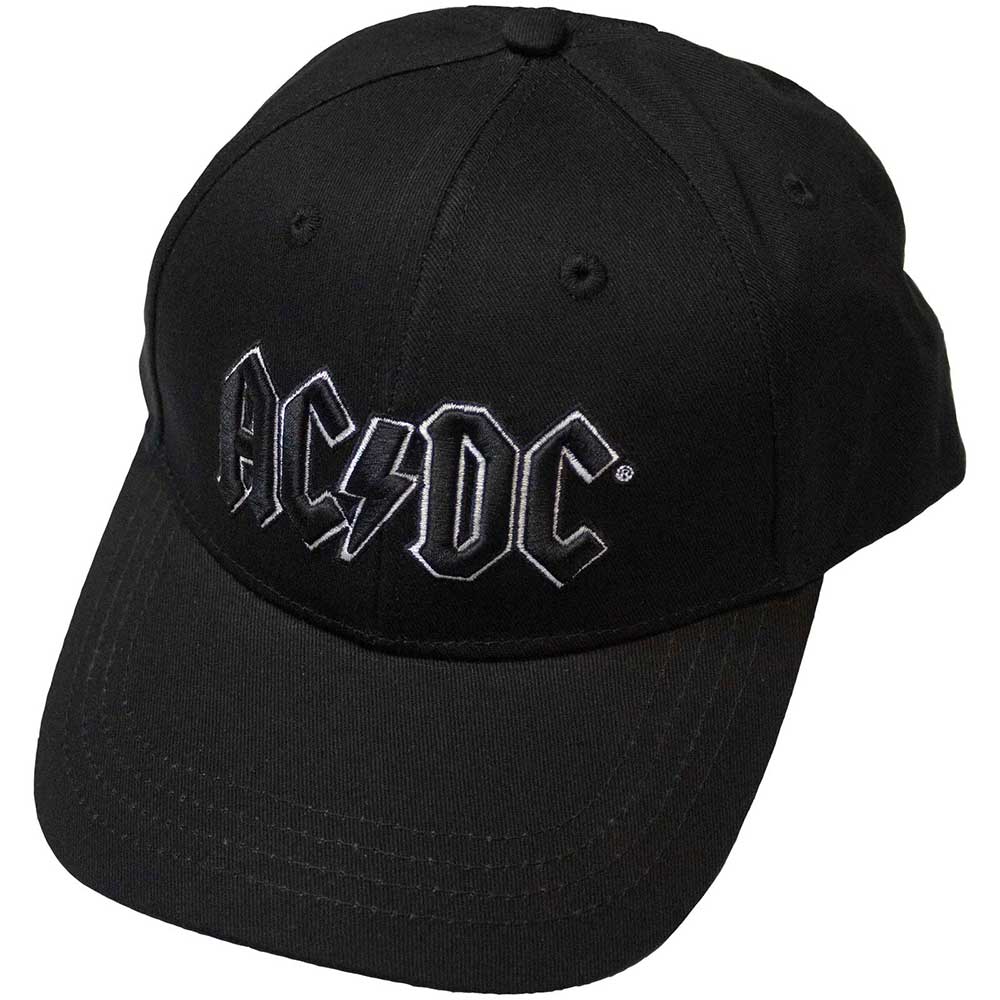 AC/DC Baseball Cap, Black Logo