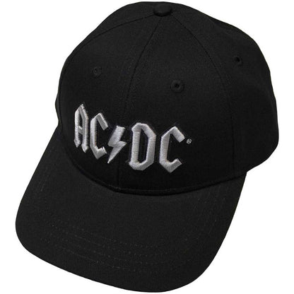 AC/DC Baseball Cap, Silver Logo