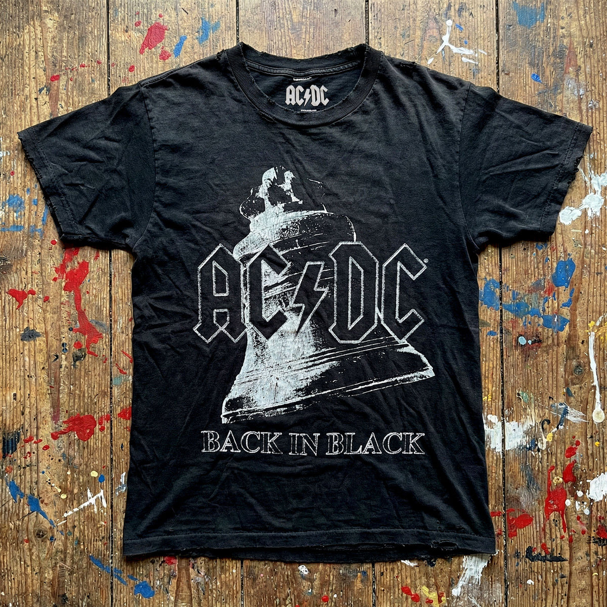 AC/DC Carbon T-Shirt, Back In Black Bell