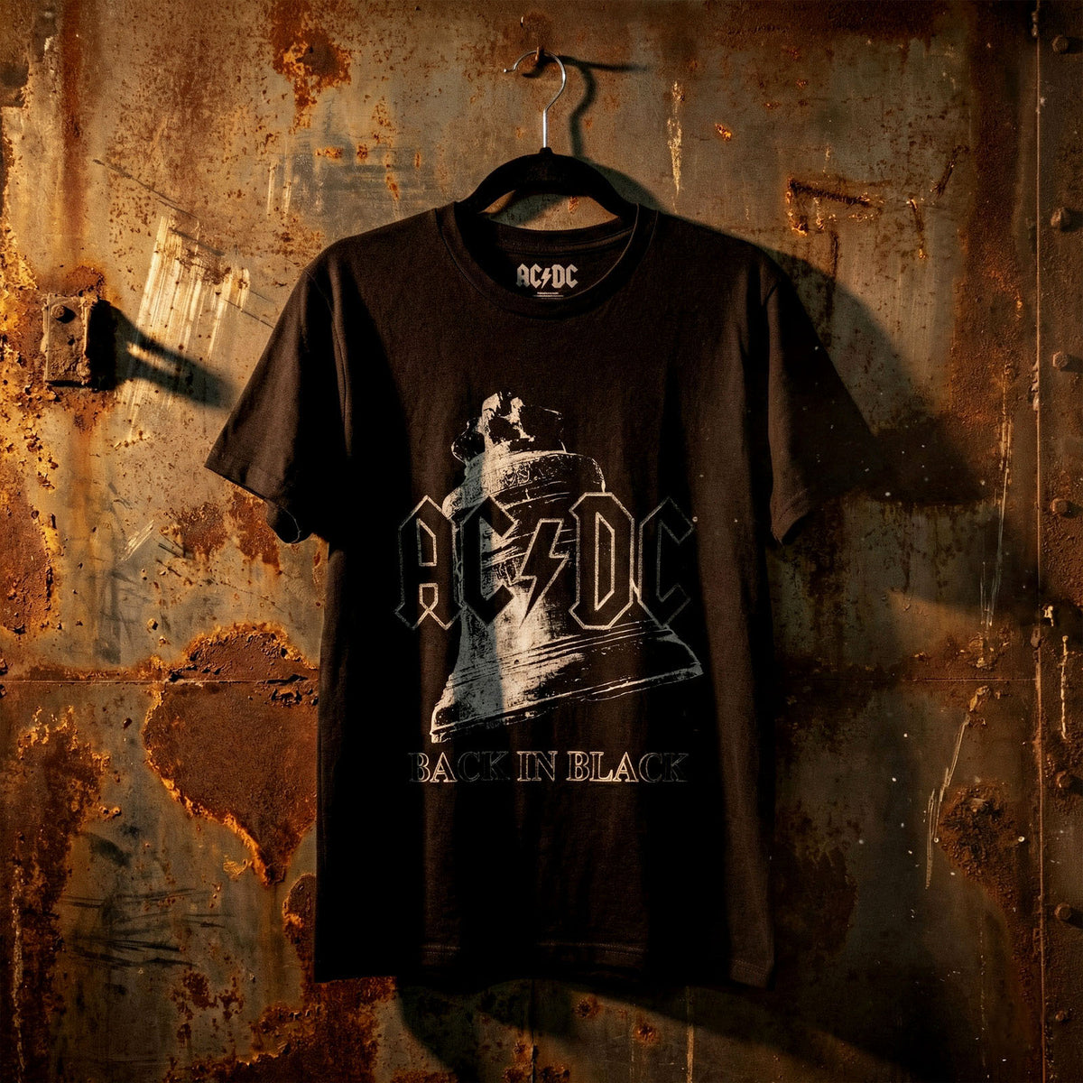 AC/DC Carbon T-Shirt, Back In Black Bell